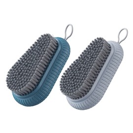 Healeved 2 Pack Nail Brush Set Manicure Brush for Cleaning Wear-resistant Bristles for Nail Care