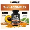 X Gold Health Palmitoiletanolamida 600mg + Curcuma 120 Caps