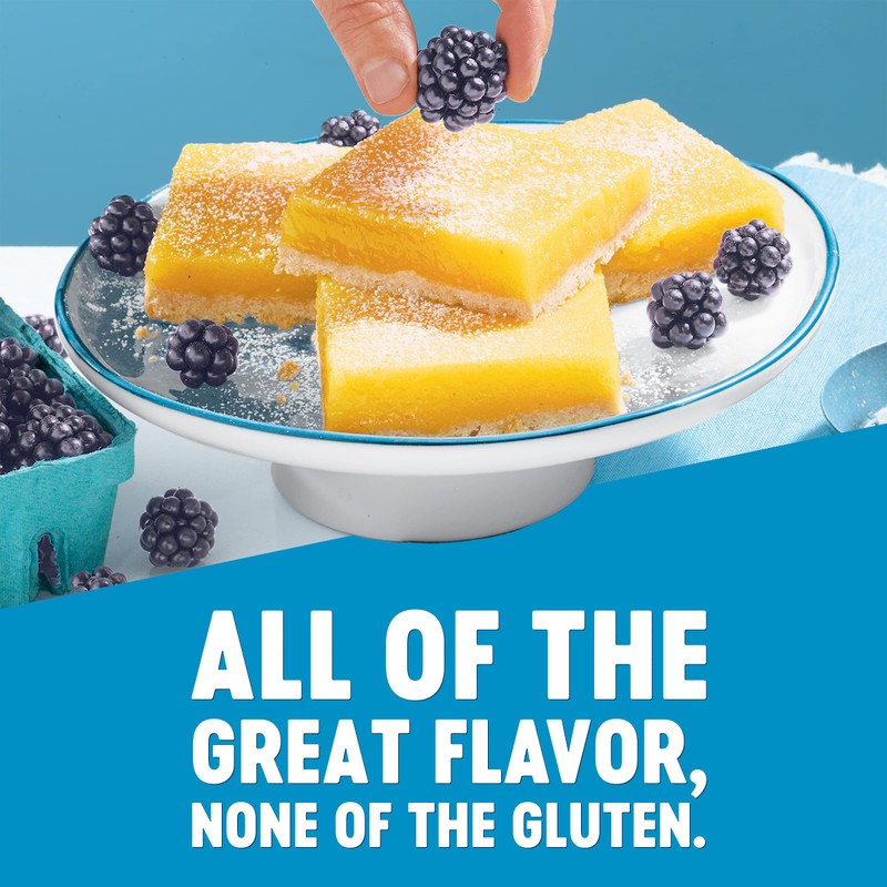 Krusteaz Gluten Free Meyer Lemon Bar Mix, 18.42 oz Box
