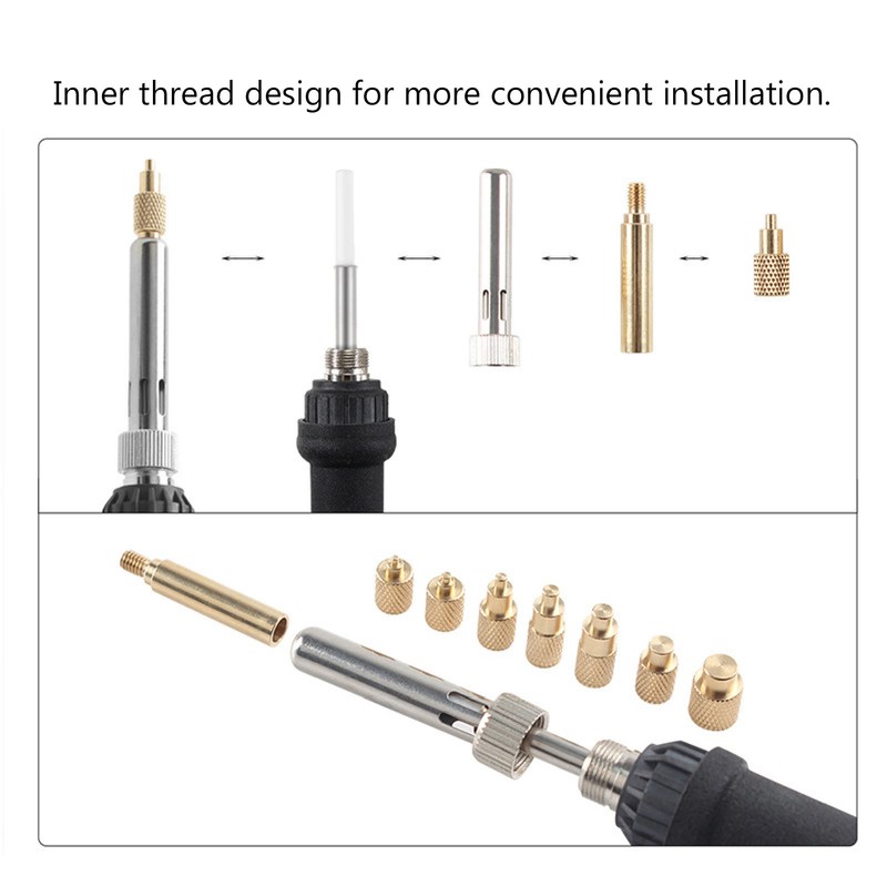 60W Digital Soldering Iron Heat Set Insert Tool with Insert