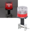 Solar Powered LED Strobe Robust Reflective Waterproof Beacon Warning Light