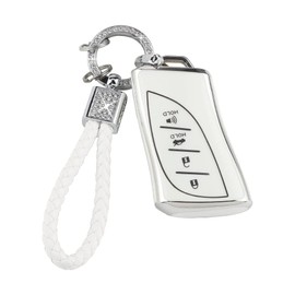 PIFOOG Funda para llavero Lexus, funda de TPU para llaves de coche, funda protectora para Lexus GX ES NX LC RC LS UX, accesorios de 4 botones femeninos lindos
