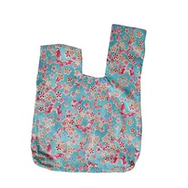 Chezi Bolso con nudo floral de estilo japonés para mujer, talla S, Floral 1, Small