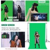 1.8x2.7m/6x9ft Green Screen, Collapsible Photo Studio Backdrop 100% Cotton Muslin