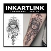 INKARTLINK Tattoo Tech, 2 Sheets Extra Large Semi Permanent Tattoo,