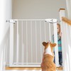 Edmyre Easy Step Walk-Thru Baby Gate – Adjustable Safety Gate