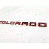 Colorado 4PCS Gloss Black Red Door Rear Colorado ZR2 Emblems