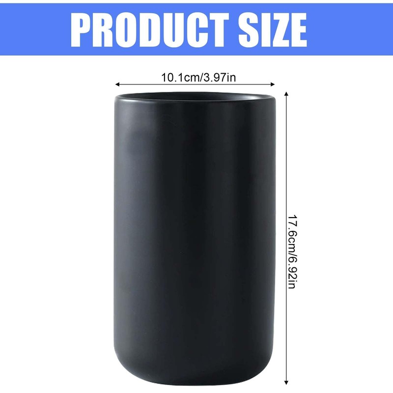 Aicharynic Kitchen Utensil Holder, Ceramic Utensil Holder 17.6 x 10.1