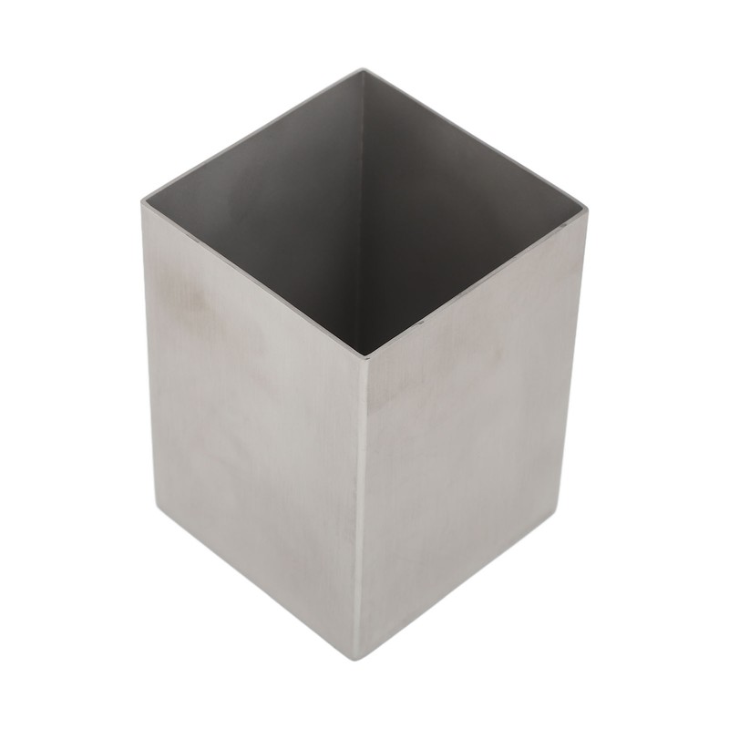 Pencil Cup 304 Stainless Steel Pencil Holder Thicken Durable Rectangular