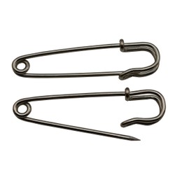 Amanaote Silvery Safety Pins Large Size 71 mm X 19 mm Size Jewelry for Kilts Blankets Skirts Crafts Pack of 15