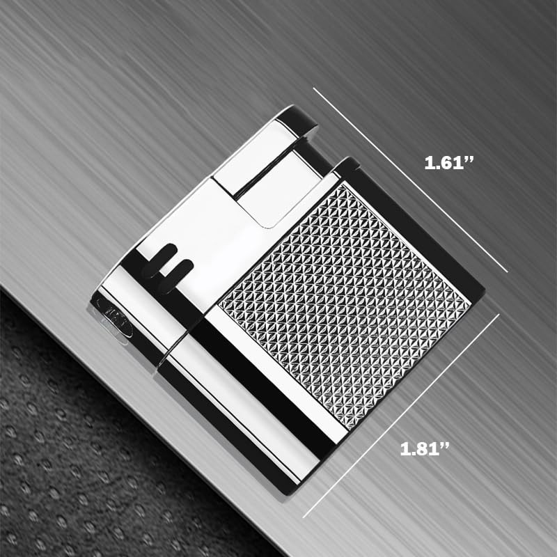 Laicengo Vintage Trench Lighter, Cool Copper Lighter, Butane Refillable Lighters,