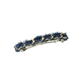 Vingtaine H7796-IG Barrette, Hair Clip, Denim Style, Chain, Fringe, Trend, Hair Accessory, Stylish, Elegant,