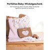 TILLYOU Set di 1 coperta in mussola a 4 strati,