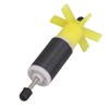 logyues Submersible Pump Impeller Rotor Yellow 16mm Replacement Parts with