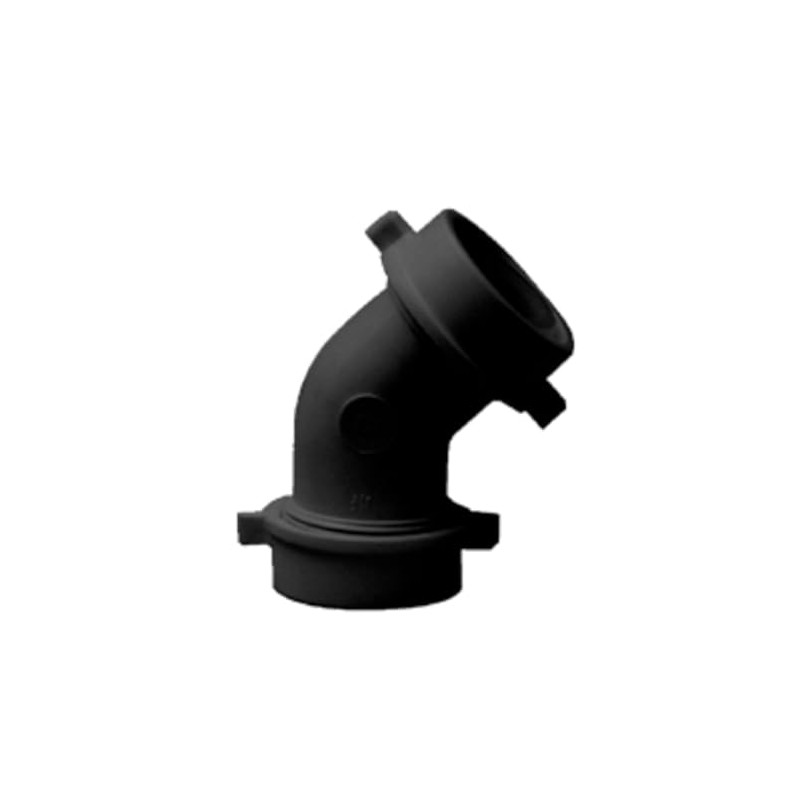 Highcraft Plastic 45° Slip Elbow 1-1/2" Black Slip Elbow for