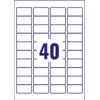 Avery Printable, customisable Address Mailing Labels, Inkjet Printers, 40 Labels