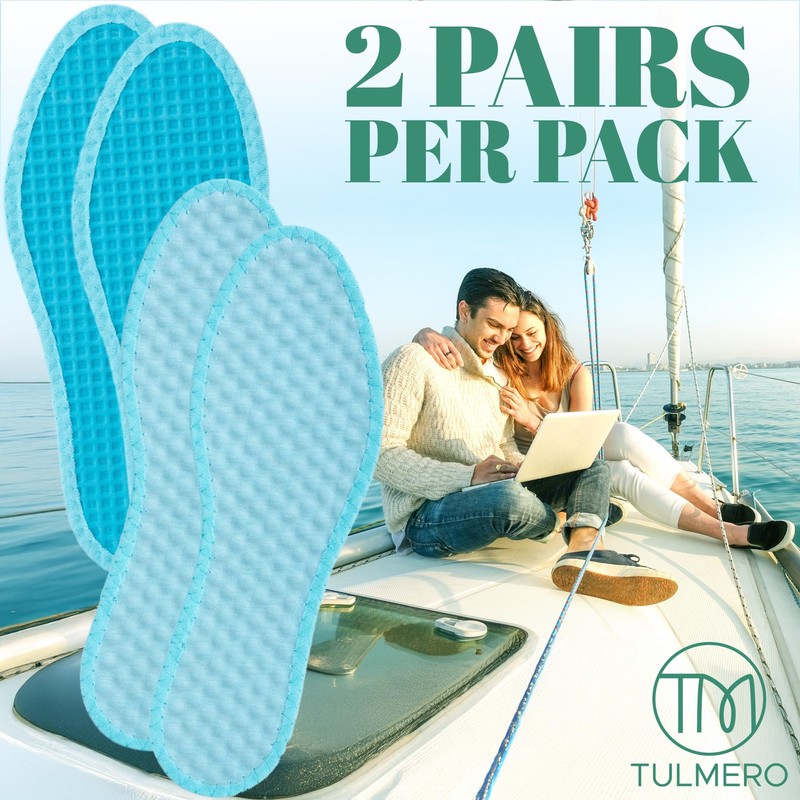 TULMERO Insoles Men and Women - Barefoot Soles Fresh Feet