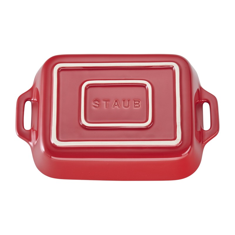 Staub Ceramic 7.5" x 6" Rectangular Baking Dish - Cherry