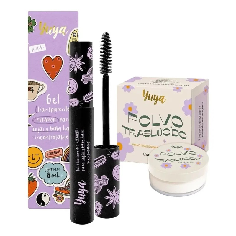 Yuya Gel Fijador De Cejas + Polvo Traslucido De Arroz
