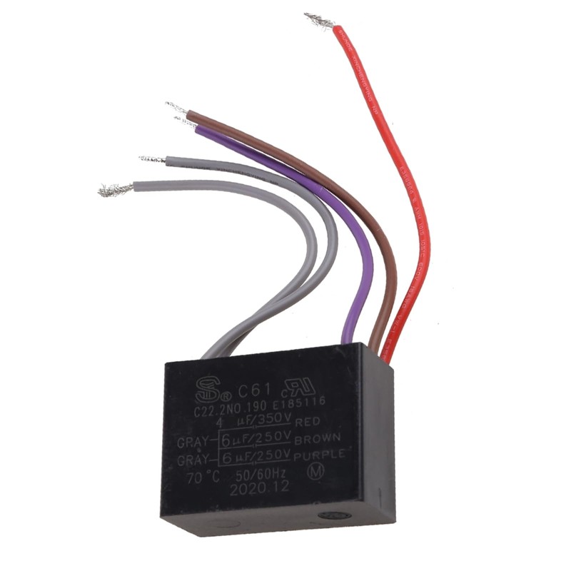 Ceiling Fan Capacitor CBB61 4.5+6+5UF 4.5+6+6UF 5+5+5UF 4+4+2.5UF 4+5+6UF 5