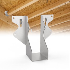 YOUYIKOO 20 pcs 2x4 Joist Hanger,LU24 20 Gauge Galvanizing Face Mount Joist Hangers for Wood,Hurricane Tie for Rafter Fits Truss Connectors,Rafter Hangers 2x4 Great for Floor Deck and Ceiling Joists