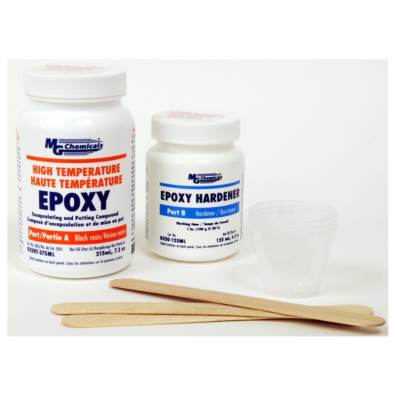 MG Chemicals - 832HT-375ML 832HT High Temperature Black Epoxy Encapsulating