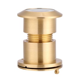 28mm Wide Viewing Angle Door Viewer with Heavy Duty Privacy Cover Golden