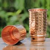 2activelive-Immunity Booster Copper Tumbler Set of 2, Hammered Pure Copper