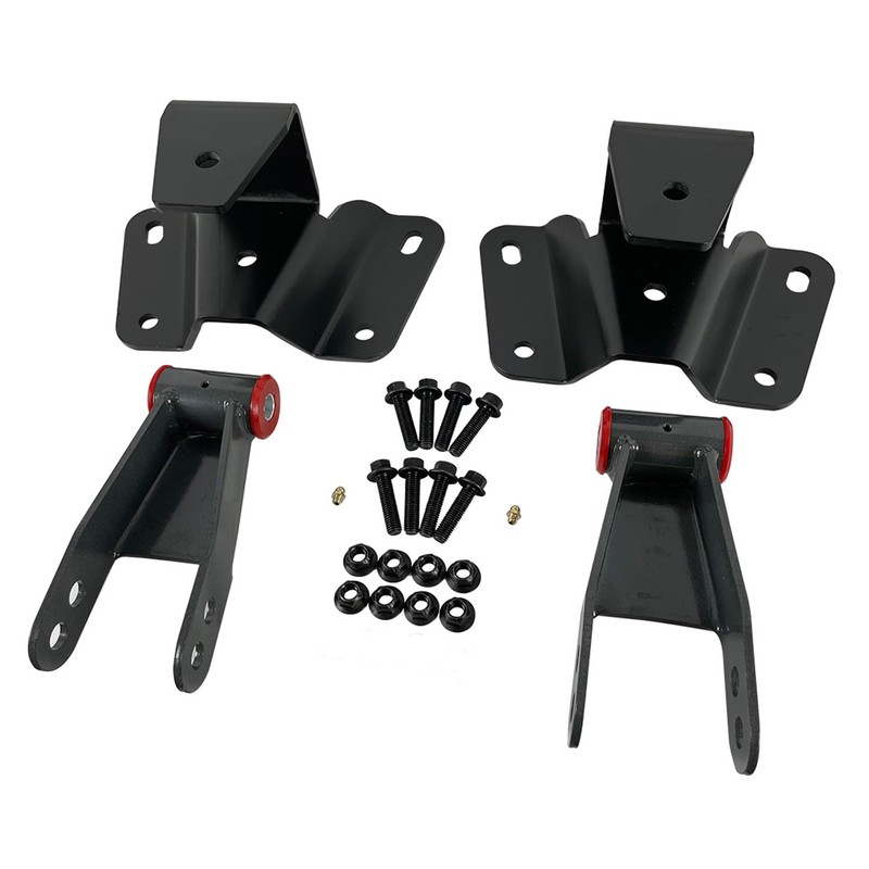 IBESTWOLF 4" Drop Kit Leveling Lowering Hanger Shackle Kit for