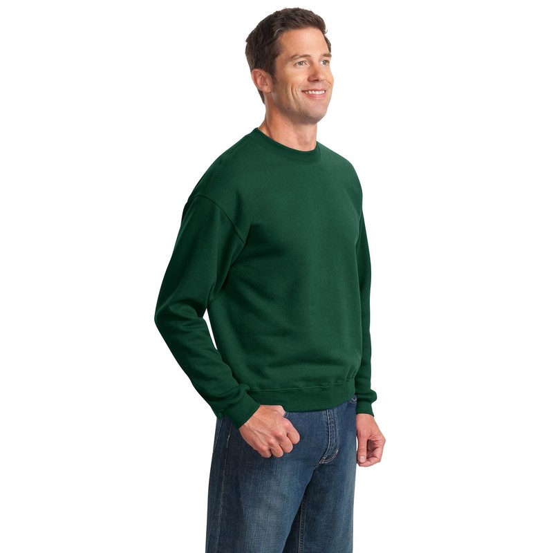 JERZEES - Crewneck Sweatshirt. 562M, MEDIUM, Birch