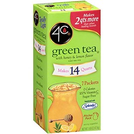 4C Green Tea Iced Tea Pitcher Pack 7 pk. (Pack of 3)