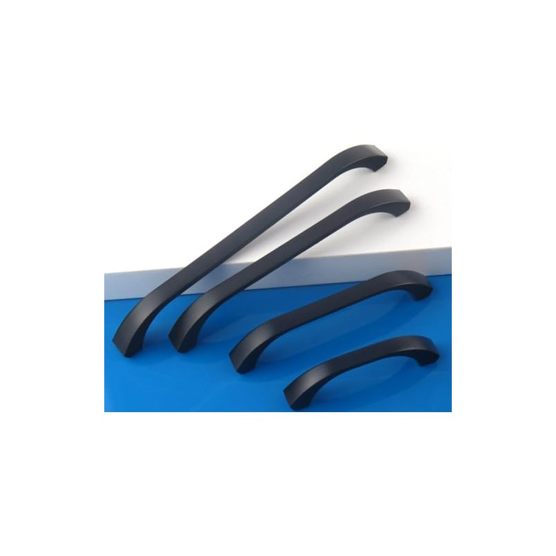 4Pcs Black Furniture Handles Drawer Handles Railing Handle Handle Handle