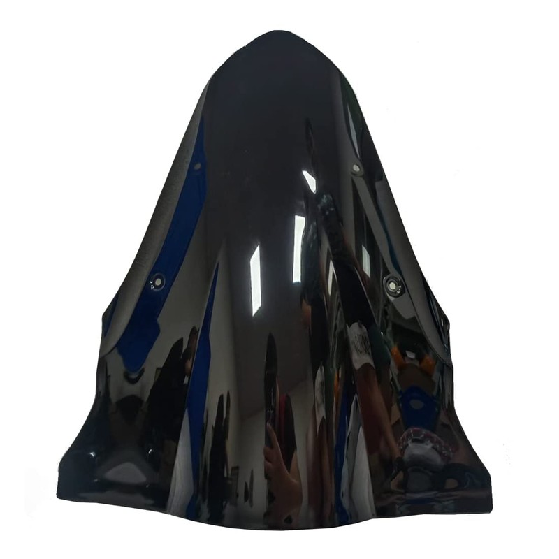 Remaiw moto Motorcycle Black ABS Windscreen Windshield Double Bubble for