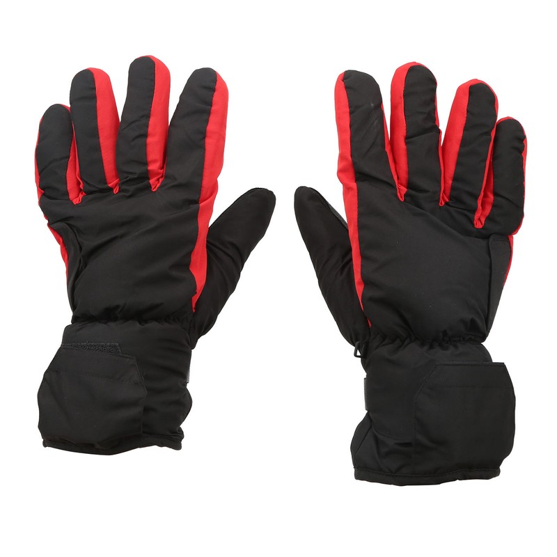 Electric Heated Gloves Polyester Waterproof Battery Powered Winter Heated Gloves