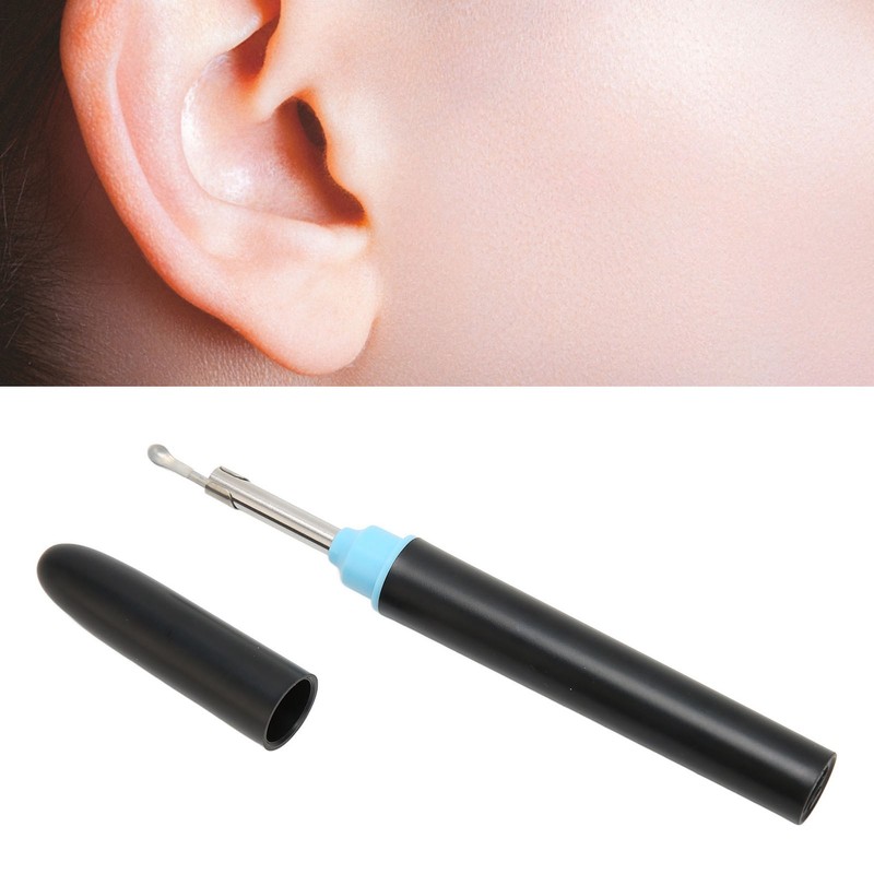 Earpick Endoscope 1080P IP67 Waterproof App Support Black Ear Cleaner