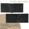 [vinacreations] Men's Bi-fold Genuine Cowhide Leather Wallet Thin Leather Wallet,