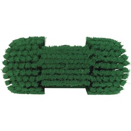 Vikan 70672 Deck Scrub, 9" Polyester Supersoft Bristle, Green
