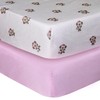 Cuddles & Cribs 2 Pack GOTS Certified Organic Cotton Fitted