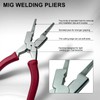 YesRight Welding Pliers, 8" Mig Pliers for Welding, Ergonomic Welpers