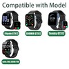 GTX13, GTX12 Smart Watches Band, Lamshaw 22mm Silicone Replacement Wristbands