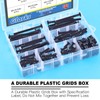 Glarks 141Pcs Baby Bed Crib Screws Hardware Replacement Kit, M6x15/