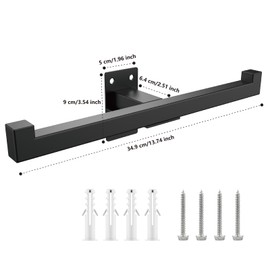 RTOSY Backpack Leaf Blower Hanger, Backpack Blower Storage Organizer Holder, Heary Duty Chainsaw Wall Mount, Tactical Gear Stand (2 Pack)