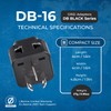Orei 2 in 1 USA to Australia/China Adapter Plug (Type