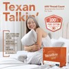 TEXAS LINEN CO. Luxury Egyptian Cotton King Size Sheet Set
