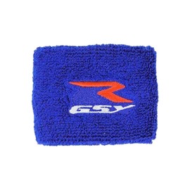 HOKTI Motorcycle brake reservoir sock Compatible with Suzuki GSXR Black Brake Reservoir Sock Cover(Dark Blue)1 Pack
