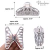Parcelona French Small Rain Drop 2 3/4 Inches Celluloid Claw