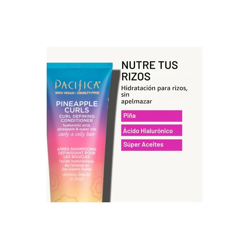Pacifica Beauty Pineapple Curls Defining Shampoo + Pineapple Curls Defining