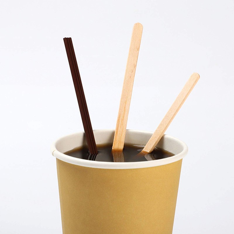 Wooden Muddlers Disposable Coffee Stirrers Ice Sticks Wood Sticks Commercial