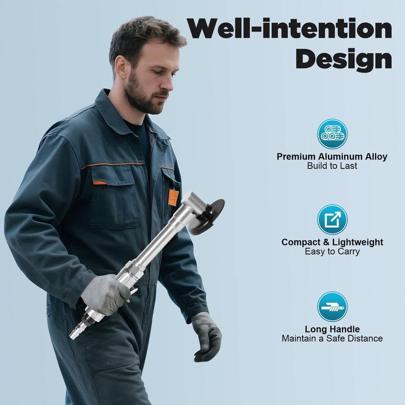 AGULIUM 3-Inch Air Cut off Tool, Long Handle Pneumatic Cut