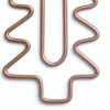 100Pcs Cute Paper Clips Retro Christmas Style Exquisite Color Wide
